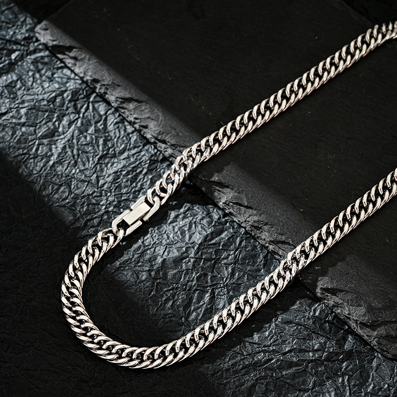 สร้อยคอโซ่คิวบาสแตนเลส7มม. สำห - Cuban Link Chain 12Mm บทวิจารณ์และราคา