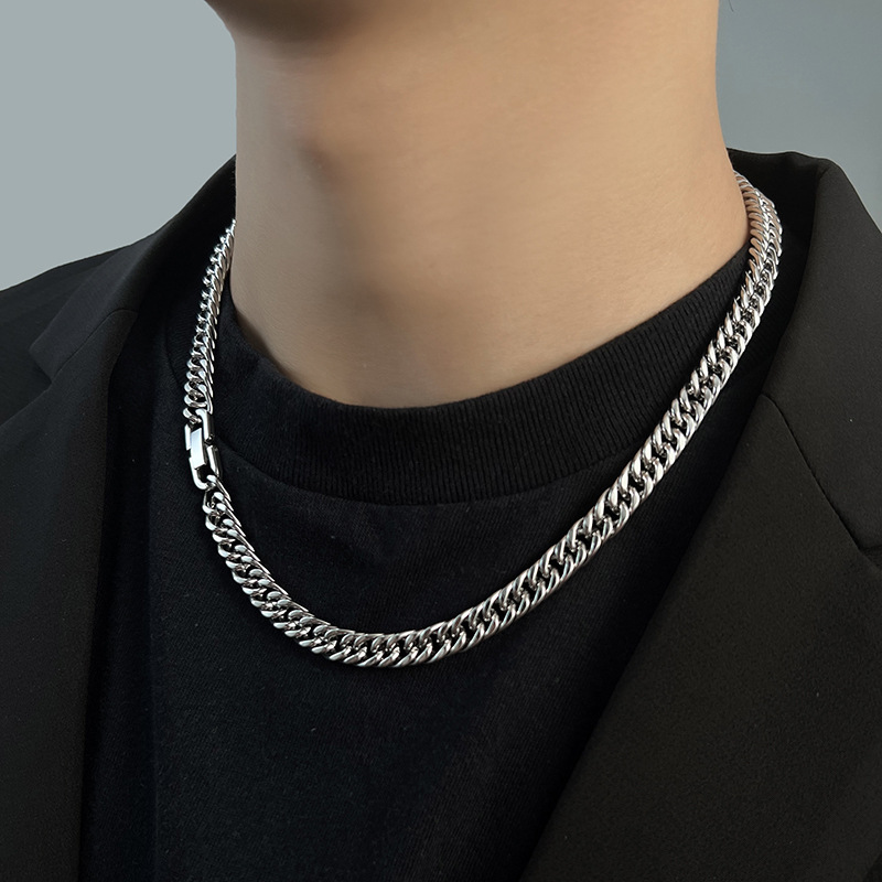 สร้อยคอโซ่คิวบาสแตนเลส7มม. สำห - Cuban Link Chain 12Mm บทวิจารณ์และราคา