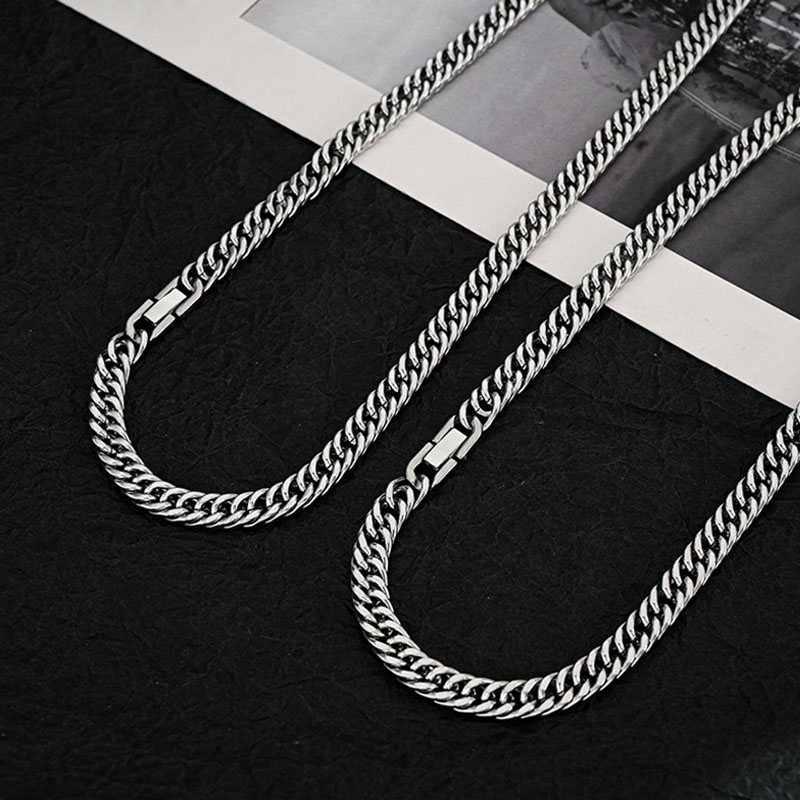 สร้อยคอโซ่คิวบาสแตนเลส7มม. สำห - Cuban Link Chain 12Mm บทวิจารณ์และราคา