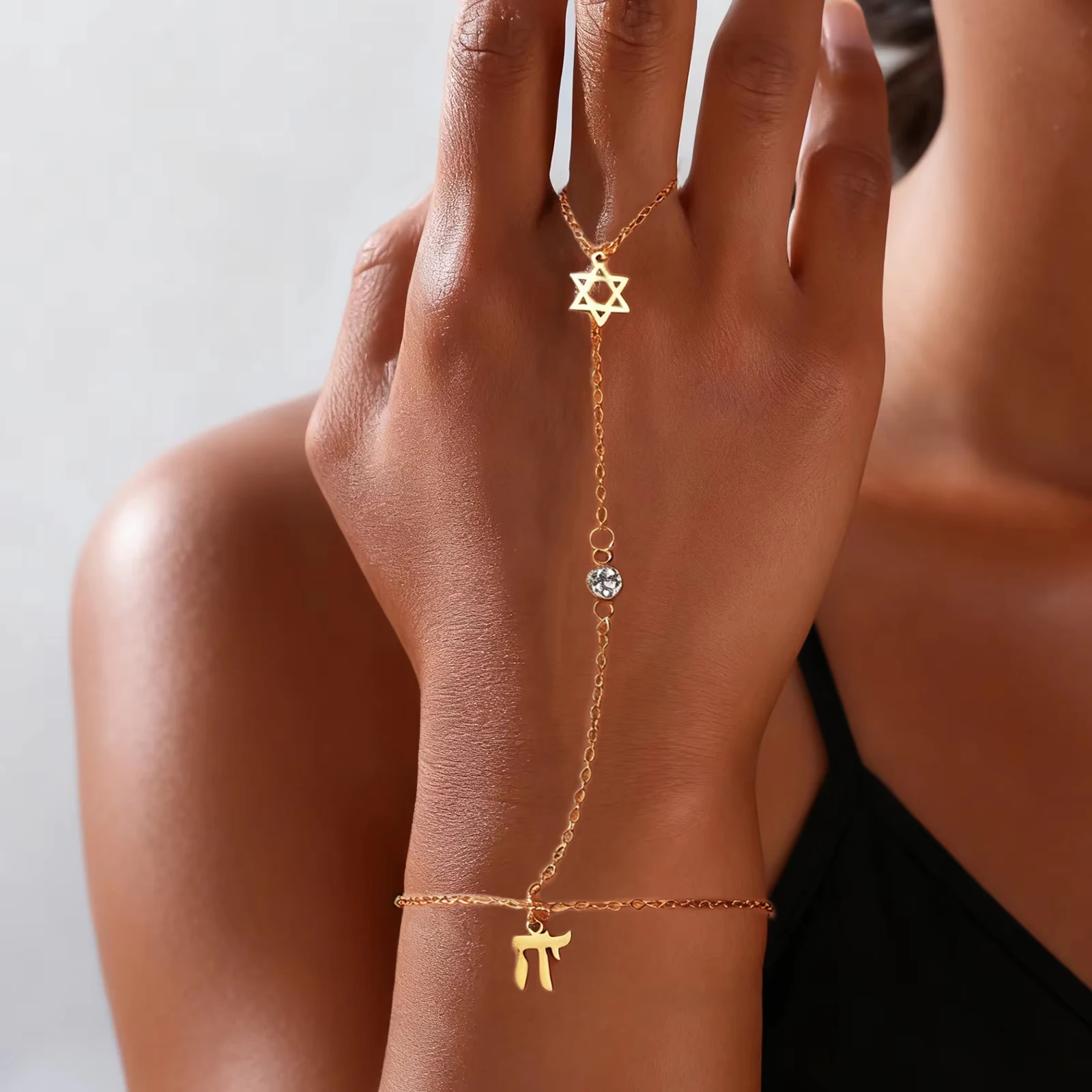 กำไลข้อมือรูปดาวหกแฉกของชาวยิว - Bracelets บทวิจารณ์และราคา