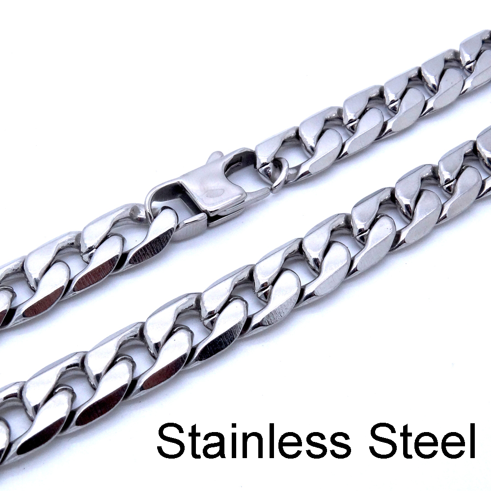สร้อยคอผู้ชาย ทำจากสแตนเลสสตีล - Cuban Link Chain 12Mm บทวิจารณ์และราคา