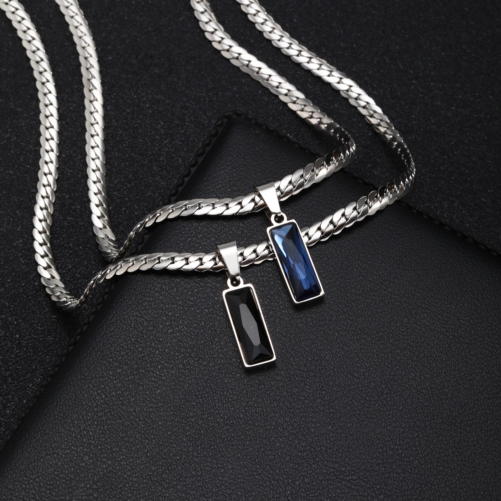 Stylish Mens เรขาคณิตสร้อยคอจี - Cuban Link Chain 12Mm บทวิจารณ์และราคา